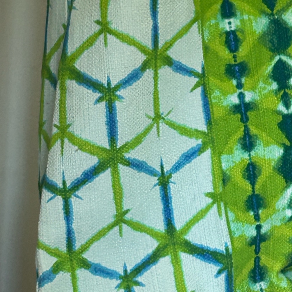 Just...Taylor Green Geometric Sleeveless Mini Dress - Picture 6 of 8